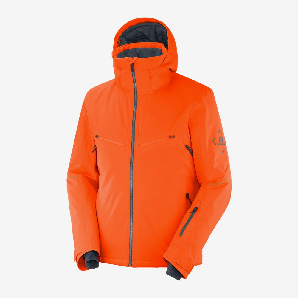 Vestes Salomon BRILLIANT Ski Homme Rouge | WFKHE-2370