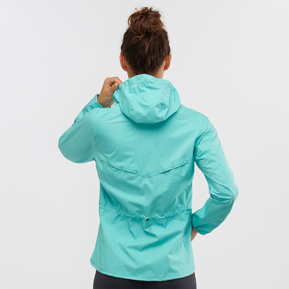 Vestes Salomon LIGHTNING WP JKT W Femme Turquoise | RKHSV-6872