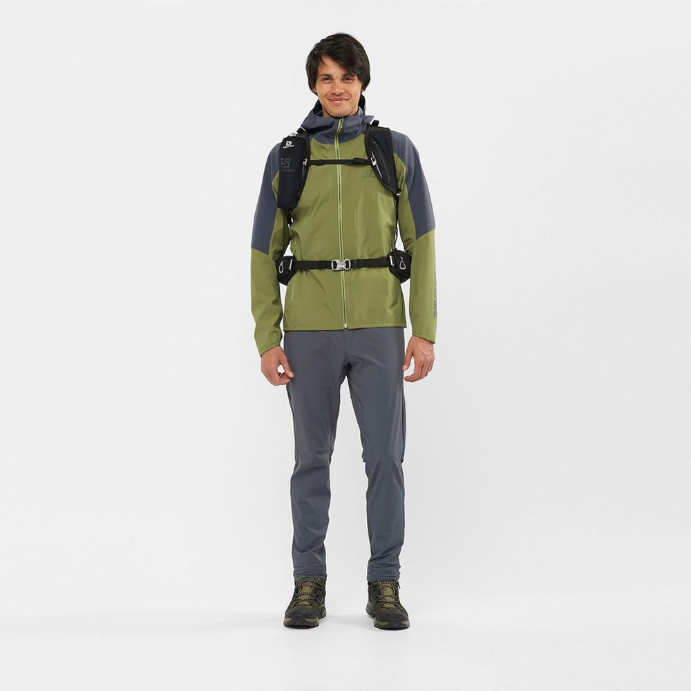 Vestes Salomon OUTLINE Homme Vert Olive | BHPIK-4693