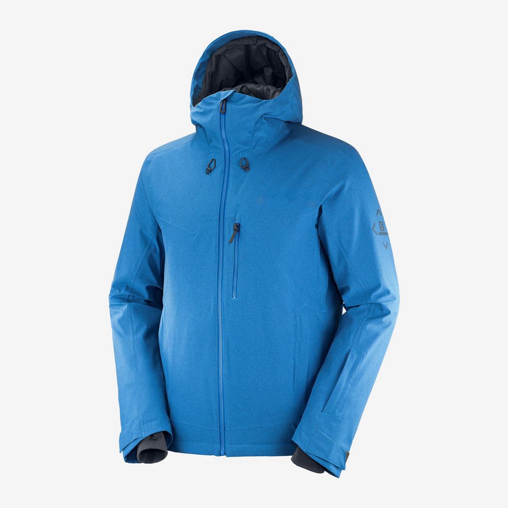 Vestes Salomon UNTRACKED Ski Homme Turquoise | PRAYE-4528