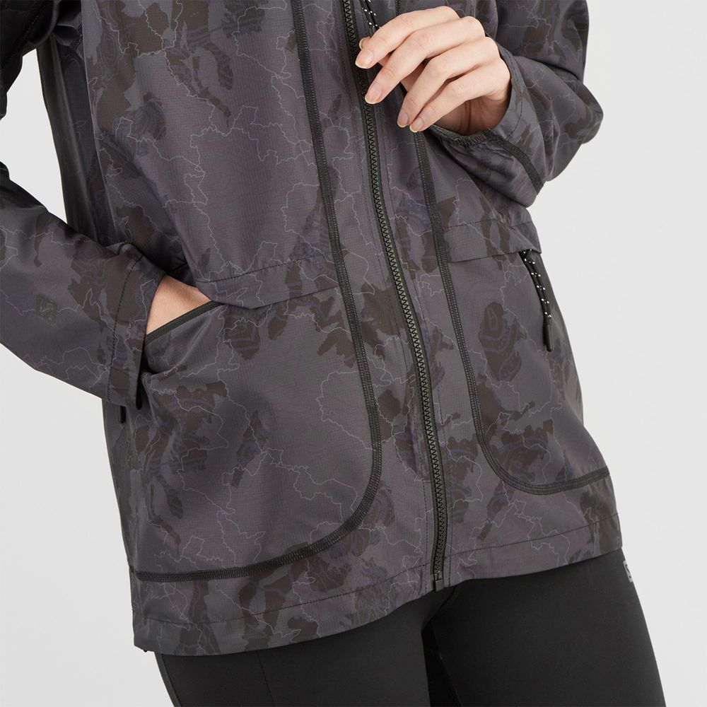 Wind Breakers Salomon OUTLIFE PACKABLE SHELL U Homme Noir | HSDTX-8625