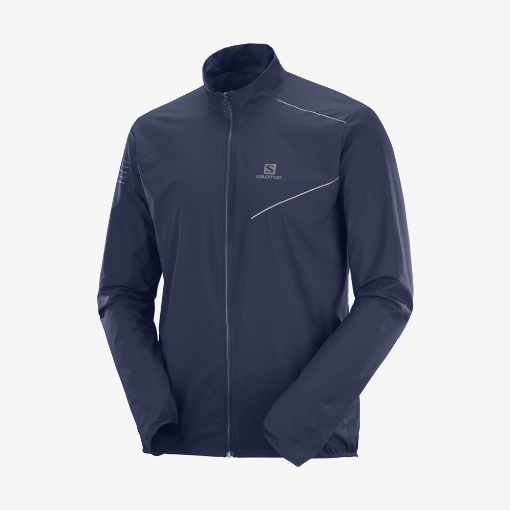 Wind Breakers Salomon SENSE M Homme Bleu Marine | MIVAD-1295