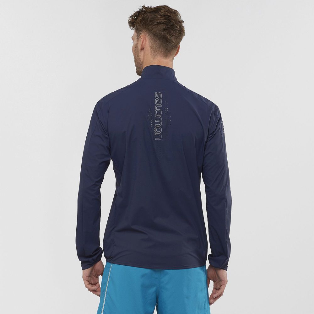 Wind Breakers Salomon SENSE M Homme Bleu Marine | MIVAD-1295